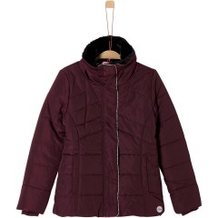 s.Oliver Wattierte Jacke mit Kunstfellkragen Outdoorjacken Стеганая куртка с воротником из искусственного меха Уличные куртки
