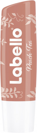 Labello Bridgerton Peach Tea, Бальзам для губ с маслом ши и витамином E для питания и мягкости, аромат персика, лимитированная серия, 4,8 г