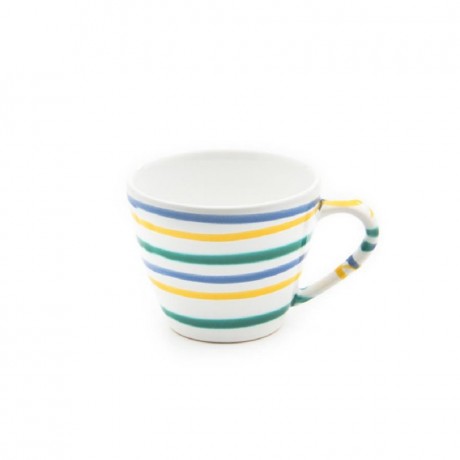 Gmundner Keramik Gmundner Keramik Buntgeflammt Kaffee-Obertasse Gourmet 0,2 L / h: 7,5 cm Керамическая чашка Gmundner для гурманов с разноцветным пламенем 0,2 л / высота: 7,5 см