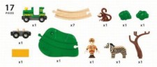 BRIO Safari Bahn Set Поезд сафари