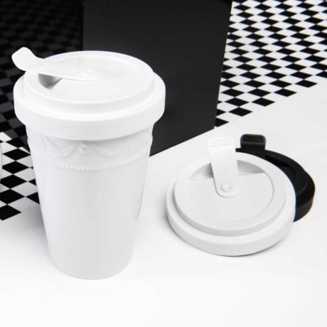 KPM Berlin KPM Kurland Weiss To-go Becher Single 0,35 L КПМ Kurland Weiss Кружка To-go одинарная 0,35 л