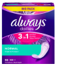always Slipeinlage Fresh&Protect Normal BigPack 56 St, Прокладки Ежедневные Normal 56 штук, 50 упаковок (2800 штук)