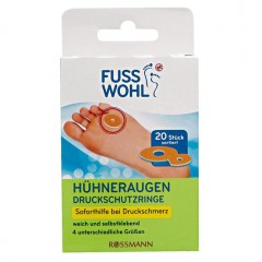 fussswohl HuhnerAugen Druckschutzringe