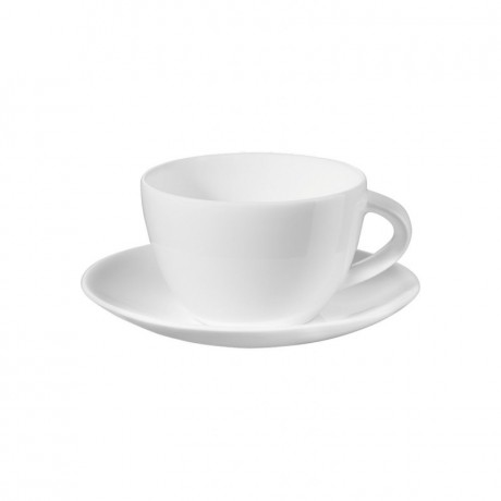 ASA SELECTION ASA A Table Weiss Kaffeetasse mit Untertasse 0,20 L Кофейная чашка ASA A Table Weiss с блюдцем 0,20 л