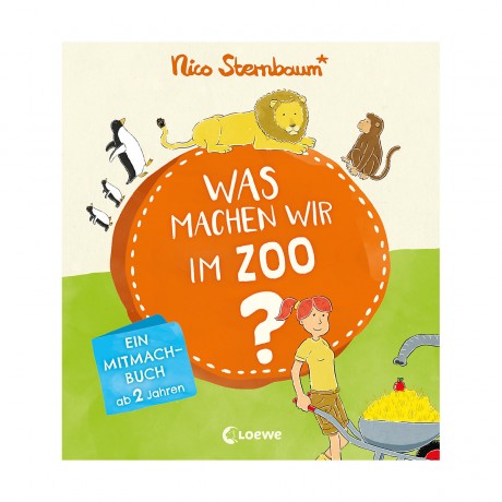 Loewe Verlag Was machen wir im Zoo? Что мы делаем в зоопарке?