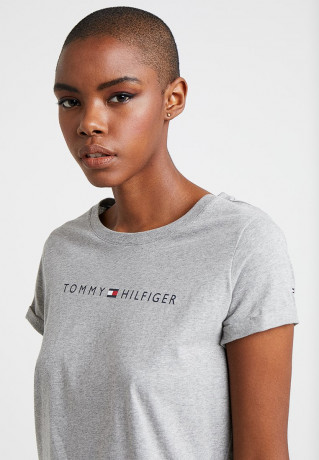 Tommy Hilfiger ORIGINAL  Pyjama top grey heather ORIGINAL топ от пижамы серый вереск