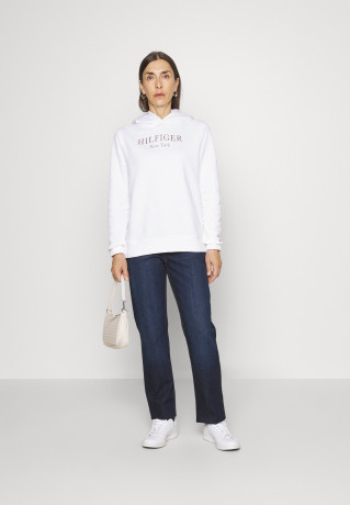 Tommy Hilfiger HOODIE Sweatshirt optic white ХУДИ Свитер оптический белый