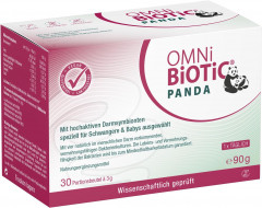 OMNI-BIOTIC Panda 30st, Пробиотик Омни-биотик Панда для беременных женщин и детей с рождения, 4 штамма полезных бактерий, 30 штук х 3г