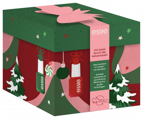 essie Mini Adventskalender 2024, Адвент-календарь 2024, 5 бьюти сюрпризов для маникюра 