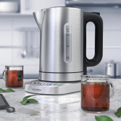 Arendo Arendo Wasserkocher, 1,7 l, 3000 W, Edelstahl, Schnellkoch, einstellbare Temperatur, Warmhaltefunktion  Чайник Arendo, 1,7 л, 3000 Вт, нержавеющая сталь, для быстрого приготовления, с регулируемой температурой и функцией поддержания тепла