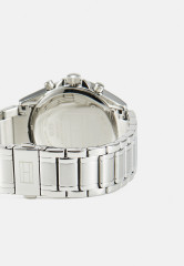 Tommy Hilfiger Chronograph watch silver-coloured/red Часы с хронографом серебристый/красный