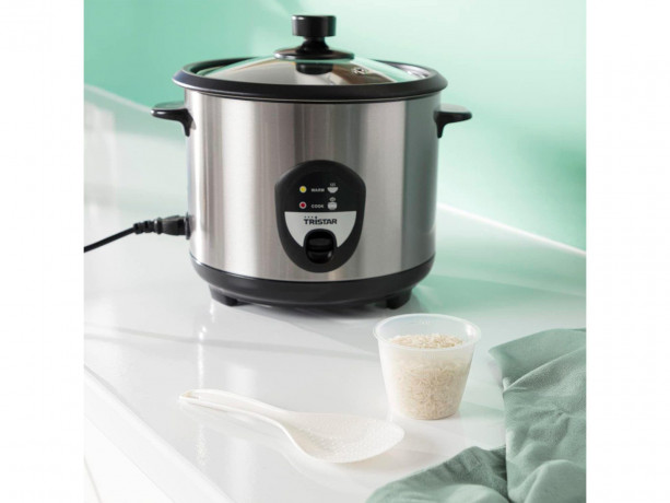 Tristar Tristar Reiskocher Tristar RK-6127 Reiskocher Edelstahl, 500 W  Рисоварка Tristar Рисоварка Tristar RK-6127 нержавеющая сталь, 500 Вт