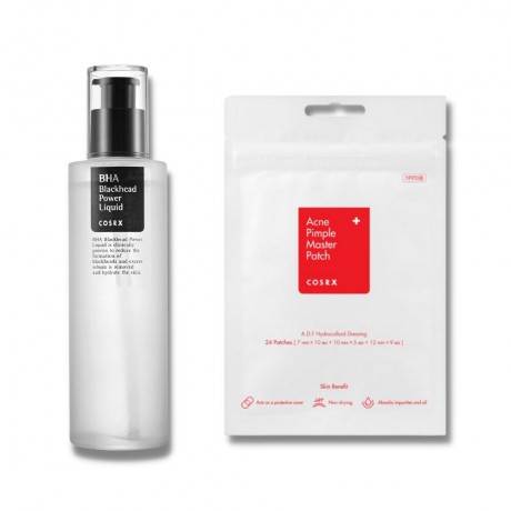 Cosrx COSRX BHA Blackhead Power Liquid + COSRX Acne Pimple Master 24 Patches  COSRX BHA Blackhead Power Liquid + COSRX Acne Pimple Master 24 пластыря