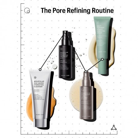 Allies of Skin Prebiotics & Niacinamide Pore Refining Booster Пребиотики и ниацинамид, сужающий поры бустер