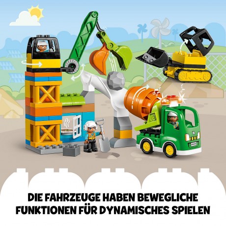 LEGO LEGO DUPLO 10990 Baustelle mit Baufahrzeugen LEGO DUPLO 10990 Строительная площадка со строительной техникой