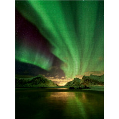 CALVENDO Puzzle CALVENDO Puzzle Nordlicht auf den Lofoten Пазл CALVENDO Puzzle Северное сияние на Лофотенских островах