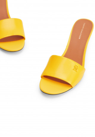 Tommy Hilfiger ELEVATED MID  Heeled mules vivid yellow ELEVATED MID Мюли на каблуке ярко-желтый