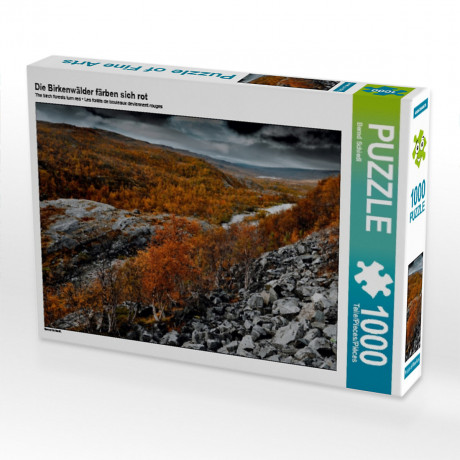 CALVENDO Puzzle CALVENDO Puzzle Die Birkenwalder farben sich rot Пазл CALVENDO Puzzle Биркенвальдеры становятся красными