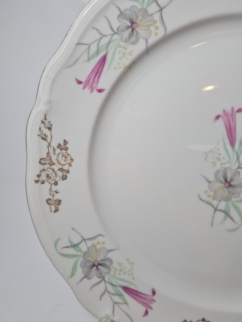 Porzellan Manufaktur Винтажная тарелка "Полевые цветы", 26см, Германия, 1960-1970гг.