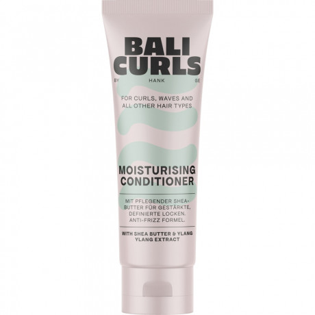 Bali Curls Moisturising Conditioner 75ml, Кондиционер для кудрявых волос, увлажнение и защита от пушистости, масло ши, дорожный размер, 75 мл