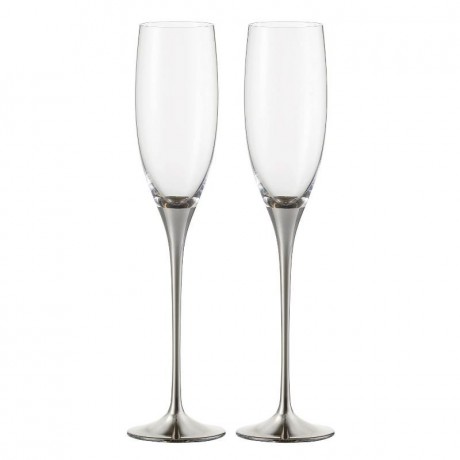 Eisch Eisch Champagner-Exklusiv - Geschenkset Sektglaser platin im Geschenkkarton 2-tlg. / 180 ml Eisch шампанское эксклюзив - подарочный набор бокалов для шампанского платиновый в подарочной упаковке 2 шт. / 180мл