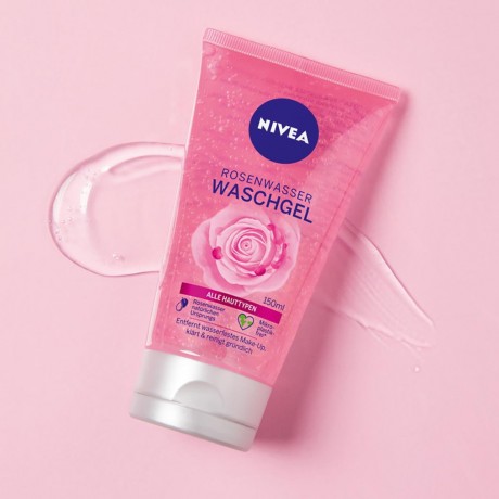 Nivea Rosenwasser Waschgel Гель для умывания с розовой водой