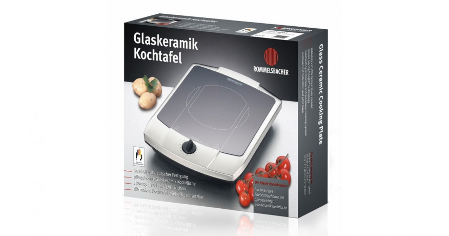 Rommelsbacher Rommelsbacher Kochplatte CT 1800/E edelstahl/schwarz edelstahl/schwarz Конфорка Rommelsbacher CT 1800/E нержавеющая сталь/черная