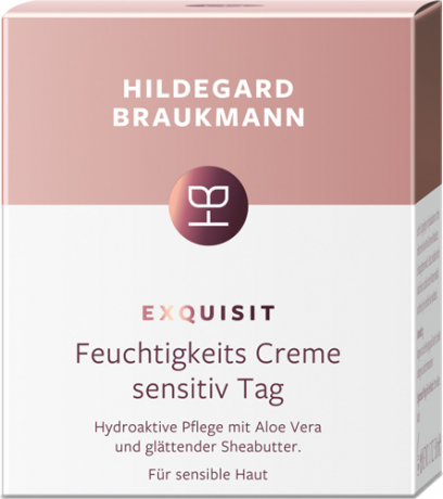 Hildegard Braukmann EXQUISIT Feuchtigkeits Creme sensitiv Tag, 50 ml, Hildegard Braukmann дневной крем для лица для зрелой и раздражённой кожи, для женщин, 50 мл