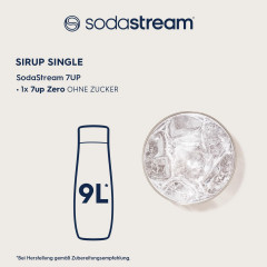 SodaStream 7UP Sirup, Сироп для приготовления 7UP, без сахара, 440 мл