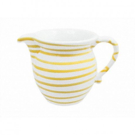 Gmundner Keramik Gmundner Keramik Gelbgeflammt Milchgiesser glatt 0,5 L / h: 10,8 cm Гладкая молочная насадка Gmundner с желтым пламенем, керамическая, 0,5 л / ч: 10,8 см