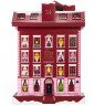 English Tea Shop Winter Cottage Adventskalender, чайный адвент-календарь-домик, 24 пирамидки, 12 вкусов