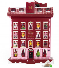 English Tea Shop Winter Cottage Adventskalender, чайный адвент-календарь-домик, 24 пирамидки, 12 вкусов
