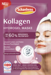 Schaebens Kollagen Hydrogel Maske 1 St., Гидрогелевая маска с коллагеном для гладкости и увлажнения кожи, 1 шт.
