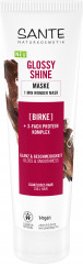 SANTE Glossy Shine 1 Minute Wonder Mask, 150 ml, Санте Маска для гладкости и блеска тусклых волос Glossy Shine, берёзовый экстракт и тройной комплекс протеинов, 150 мл