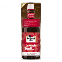 Doppelherz Energie Tonikum, Tonikum, 1000 ml, Жидкий комплекс с витаминами B1, B6, пантотеновой кислотой, боярышником и мелиссой для энергетического обмена и работы сердца, 1000 мл