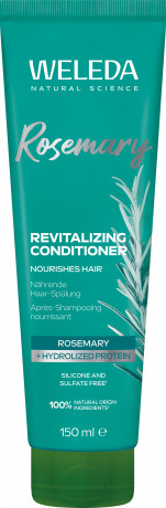 WELEDA Rosmarin Revital-Conditioner, 150 ml, Розмариновый питательный кондиционер для мягкости, блеска и лёгкого расчёсывания волос, 150 мл