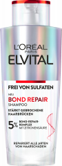 L'Oreal Paris Elvital Shampoo Bond Repair Anti-Haarschaeden, 200 ml, Бессульфатный шампунь с лимонной кислотой для восстановления и укрепления повреждённых волос, 200 мл