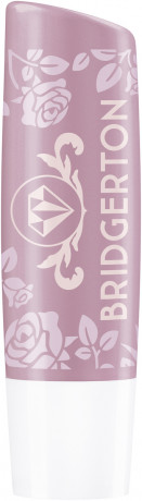 Labello Bridgerton Rose Meringue, Бальзам для губ с маслом ши и витамином E для питания и мягкости, аромат розы, лимитированная серия, 4,8 г