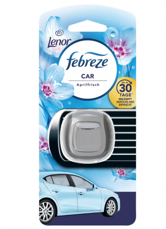 Febreze CAR Auto Lufterfrischer Lenor Aprilfrisch 2ml, Автомобильный освежитель воздуха Febreze CAR Lenor April Fresh