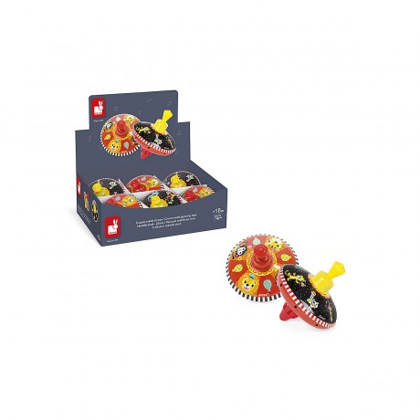 Janod Kreisel Klein Zirkus\/ Display 3X2 Motive (6 Stck.) Волчок малый цирк/витрина 3Х2 мотивы (6 шт.)