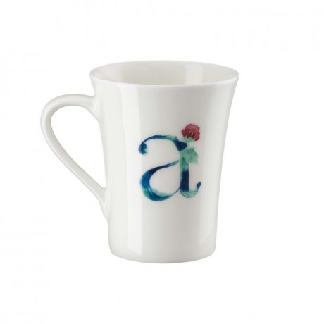 Hutschenreuther Hutschenreuther Flower Alphabet Becher mit Henkel A-Aster 0,40 L Кружка Hutschenreuther Flower Alphabet с ручкой A-Aster 0,40 л