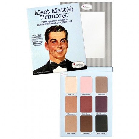 theBalm Meet Matte Trimony Lidschattenpalette Lidschatten, 1 шт.