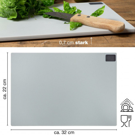 Moritz & Moritz Moritz & Moritz Schneidebrett Piazza 3-tlg. grau Разделочная доска Moritz & Moritz Piazza, 3 предмета.