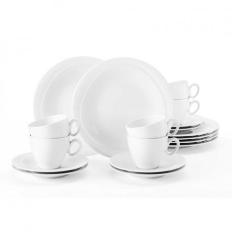 Seltmann Weiden Seltmann Weiden Trio Weiss Kaffeeservice 18-tlg. Кофейный сервиз Seltmann Weiden Trio Weiss 18 предм.