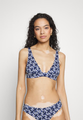 Tommy Hilfiger FIXED  Bikini top  navy white  navy white FIXED Верх бикини темно-белый темно-белый
