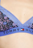 Tommy Hilfiger UNLINED TRIANGLE Triangle bra iris blue UNLINED TRIANGLE Бюстгальтер с треугольными чашечками голубой ирис