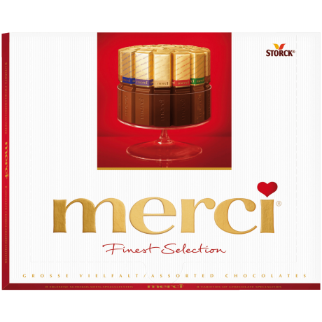 merci Grosse Vielfalt Шоколадные батончики 250г