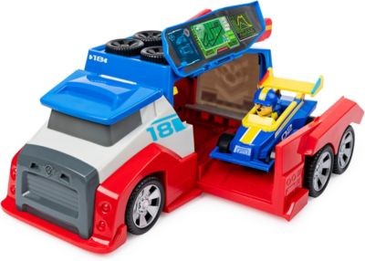 Spin Master PAW Patrol Ready Race Rescue Mobile Pit Stop Team-Fahrzeug inkl. Chase-Figur Fahrzeug PAW Patrol Ready Race Rescue Mobile Pit Stop Team Vehicle включает фигурку погони