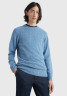 Tommy Hilfiger C-NECK Jumper heathered denim blue C-ШЕЯ Джемперы вересковый джинсовый синий