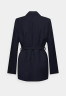 Tommy Hilfiger BELTED Short coat marine ПОЯС Короткое пальто морской